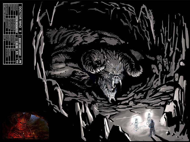 Illustration for article titled The Glory And Terror Of Doctor Who's Concept Art